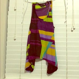 Modern multicolor tank top